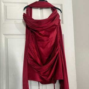 Mona mini dress with scarf